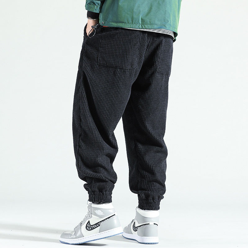 Autumn And Winter Corduroy Men's Pants Ankle-tied