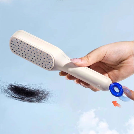Women's Household Anti-static Rotatable Telescopic Comb