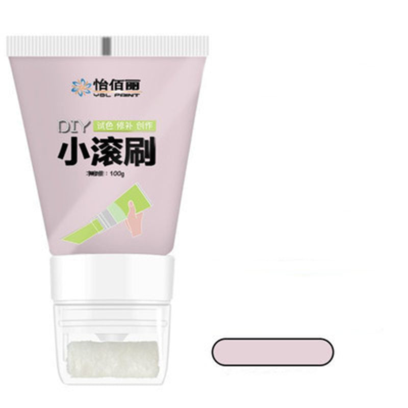 Rolling Brush Latex Paint Wall Paint Repair Wall Paste With Rollers Brush Set White Latex Paint Patching Wall Paste Graffiti Cover Wall Renovation Re